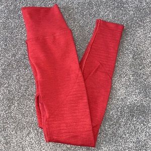 Alphalete Red Revival Leggings
